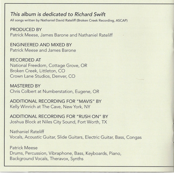 Nathaniel Rateliff : And It's Still Alright (CD, Album)