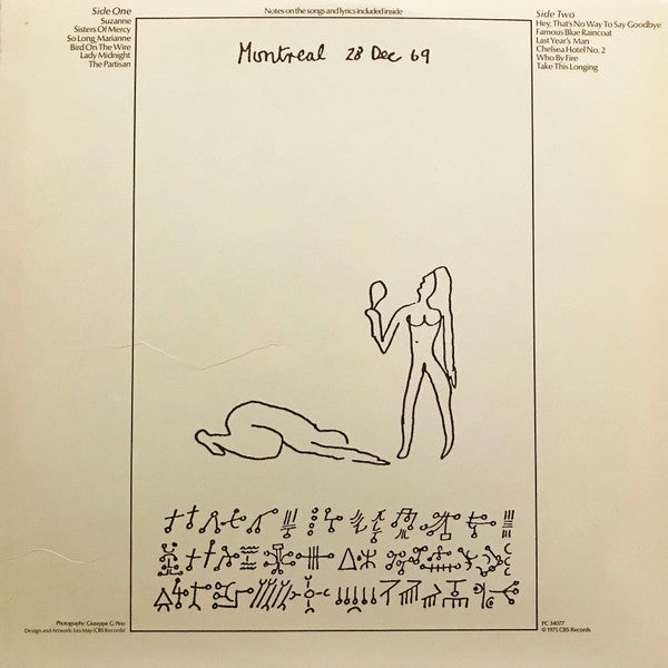 Leonard Cohen : The Best Of (LP, Comp, San)