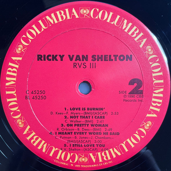 Ricky Van Shelton : RVS III (LP, Album)