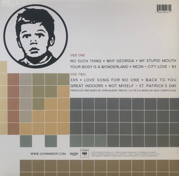 John Mayer : Room For Squares (LP, Album, RE)