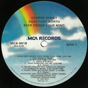 George Strait : Does Fort Worth Ever Cross Your Mind (LP, Album)