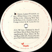 Ultravox : Lament (LP, Album, Car)