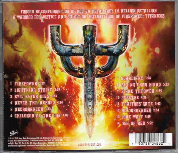 Judas Priest : Firepower (CD, Album)