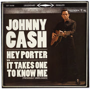 Johnny Cash : Hey Porter / It Takes One To Know Me (7", Mono, Promo)