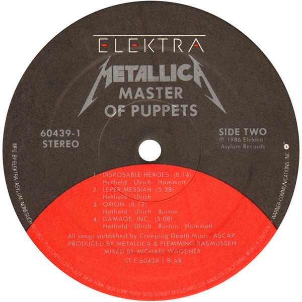 Metallica : Master Of Puppets (LP, Album, All)
