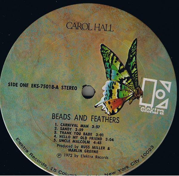 Carol Hall (4) : Beads And Feathers (LP, Album)