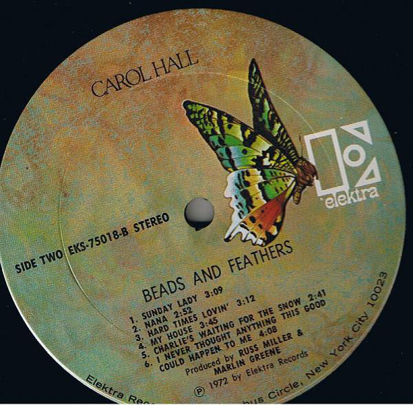 Carol Hall (4) : Beads And Feathers (LP, Album)