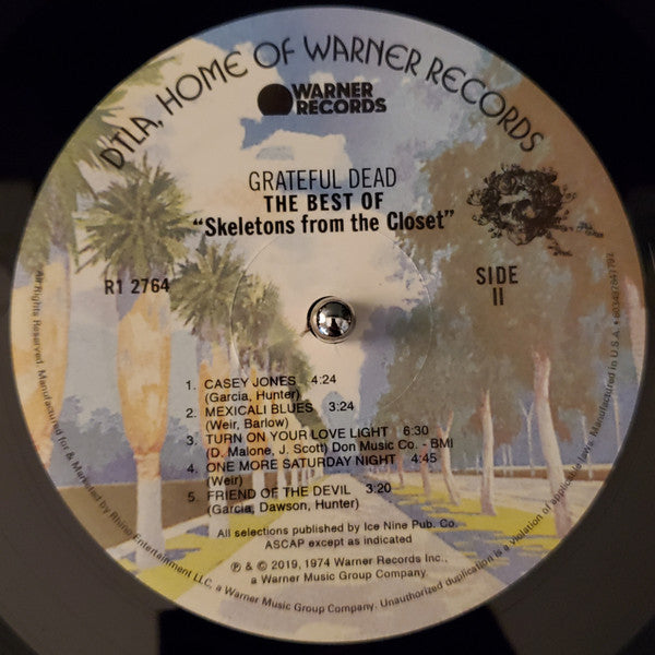 Grateful Dead* : The Best Of Skeletons From The Closet (LP, Comp, RE)