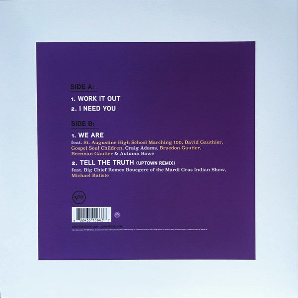 Jon Batiste : We Are: Roots & Traditions (12", EP, RSD, Ltd, Pur)