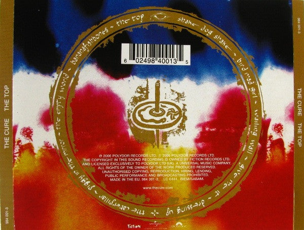 The Cure : The Top (CD, Album, RE, RM)