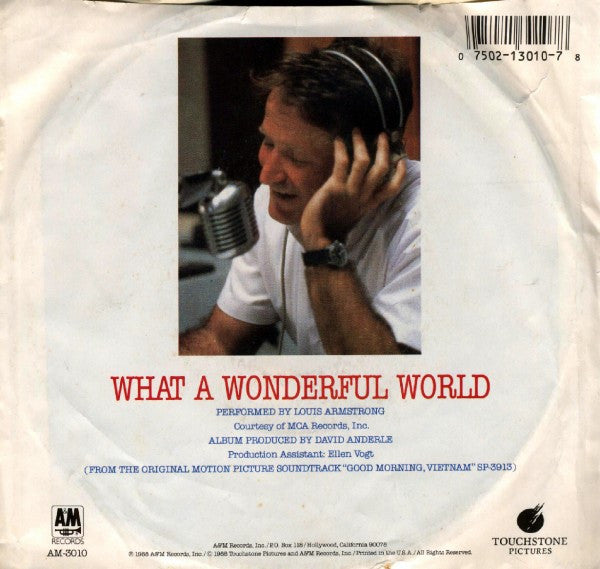 Louis Armstrong / Wayne Fontana & The Mindbenders : What A Wonderful World / Game Of Love (7", Mono, Styrene, Car)