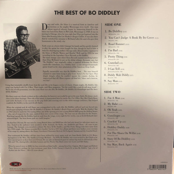Bo Diddley : The Best Of Bo Diddley (LP, Comp, 180)