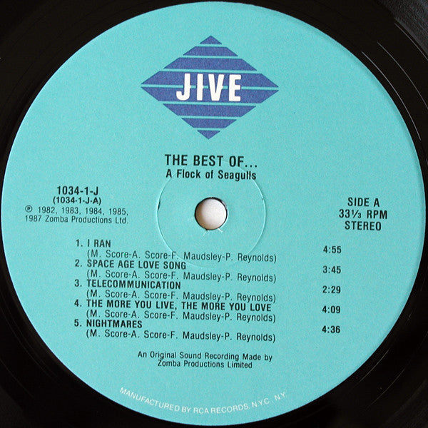 A Flock Of Seagulls : The Best Of A Flock Of Seagulls (LP, Comp)