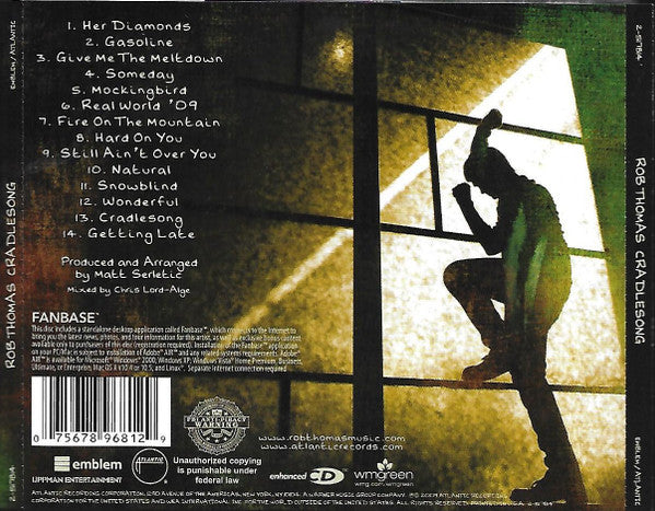 Rob Thomas : Cradlesong (CD, Album, Enh)
