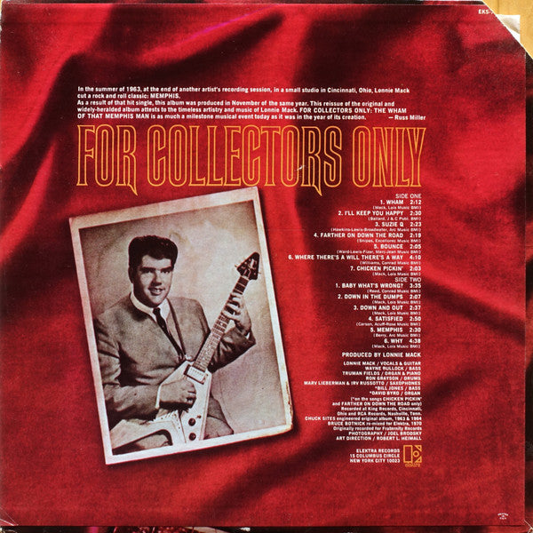 Lonnie Mack : The Wham Of That Memphis Man (For Collectors Only) (LP, Album, RE, Mon)