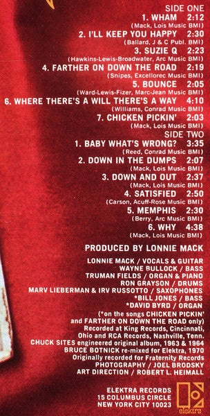 Lonnie Mack : The Wham Of That Memphis Man (For Collectors Only) (LP, Album, RE, Mon)