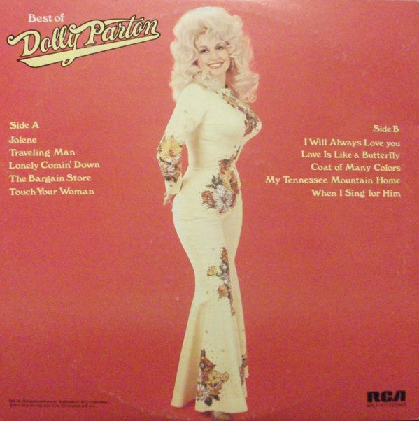 Dolly Parton : Best Of Dolly Parton (LP, Comp, RE, Ind)