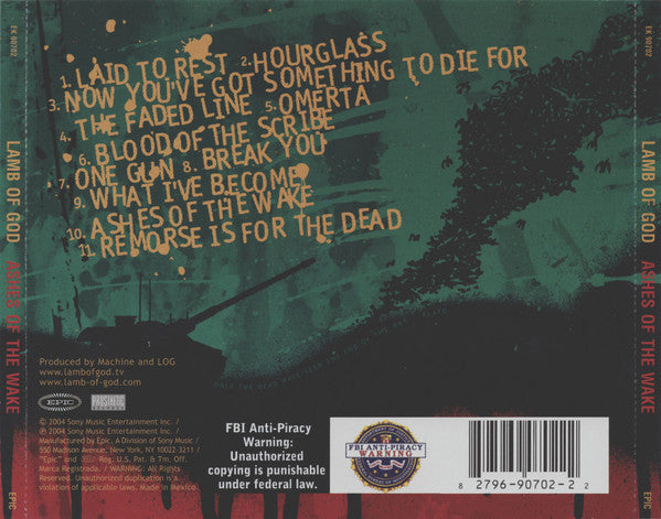 Lamb Of God : Ashes Of The Wake (CD, Album, Enh, RE)
