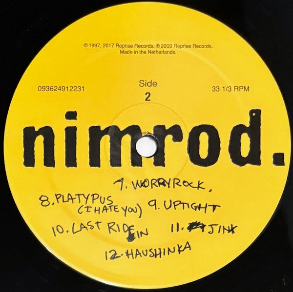 Green Day : Nimrod. (LP + LP, S/Sided, Etch + Album, RE, RP)