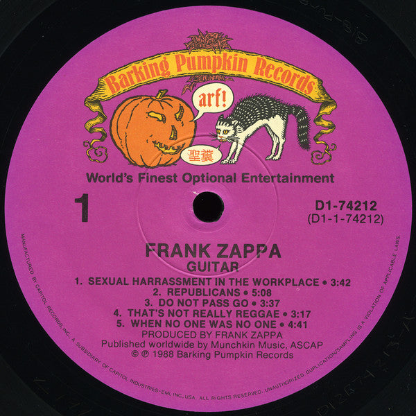 Frank Zappa : Guitar (2xLP, Album, Spe)