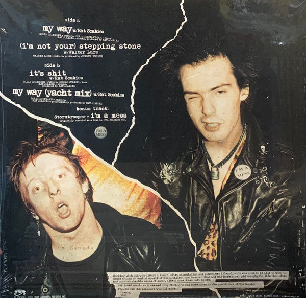 Sid Vicious : My Way (12", Ltd, Pin)
