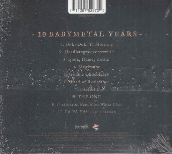 Babymetal : 10 Babymetal Years (CD, Comp, Dig)