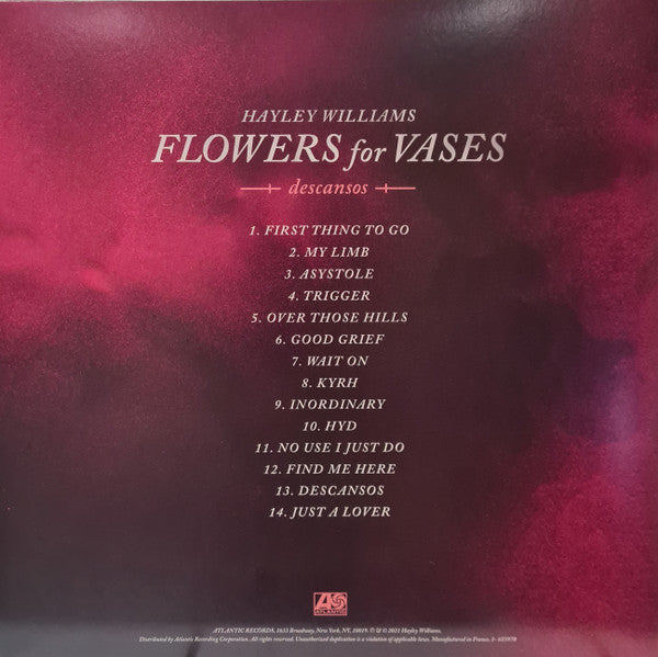 Hayley Williams : Flowers For Vases / Descansos (LP, Album)