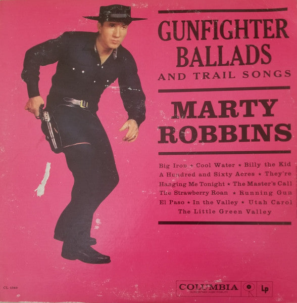 Marty Robbins : Gunfighter Ballads And Trail Songs (LP, Album, Mono, Hol)