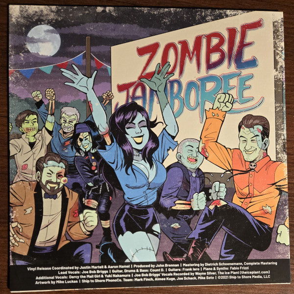 Joe Bob & The Lone Stars : Monster Mash / Zombie Jamboree (7", EP, Mon)