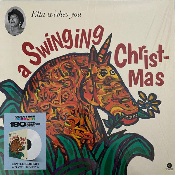 Ella Fitzgerald : Ella Wishes You A Swinging Christmas (LP, Album, Ltd, RE, Whi)