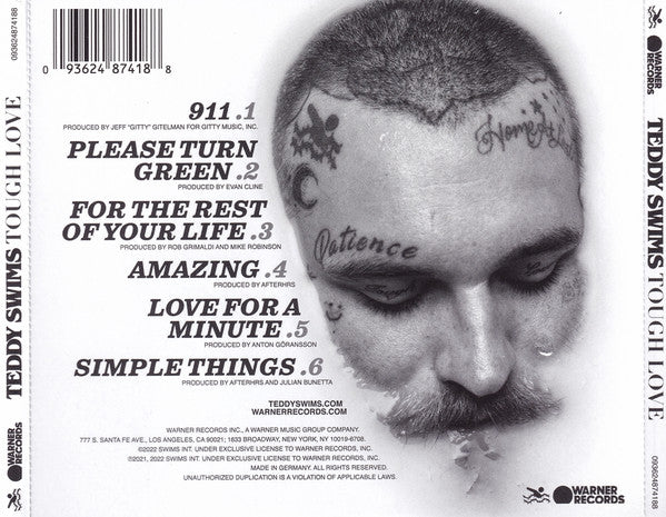 Teddy Swims : Tough Love (CD, EP)