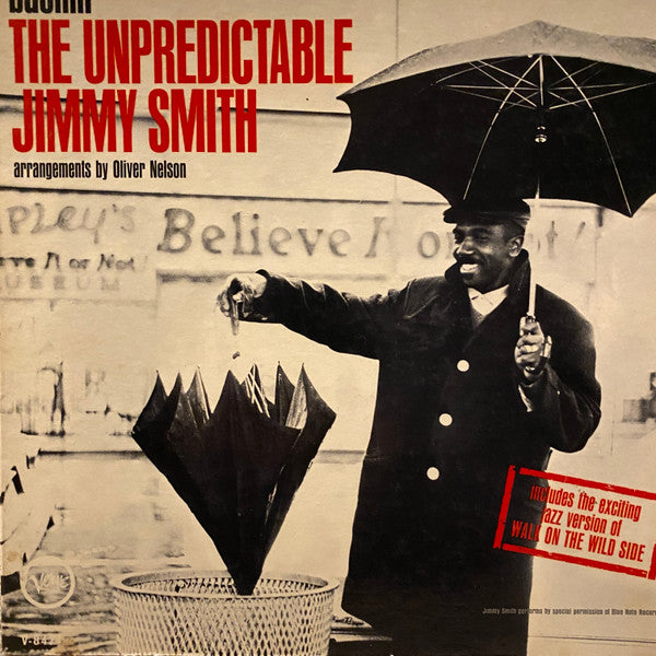 Jimmy Smith : Bashin' - The Unpredictable Jimmy Smith (LP, Album, Mono, Wad)