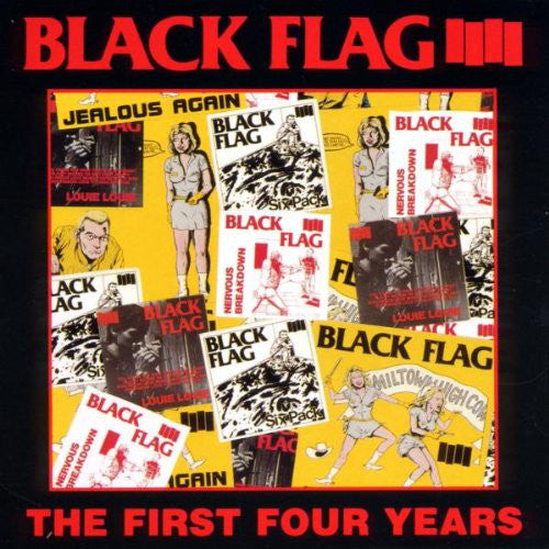 Black Flag : The First Four Years (LP, Comp, RP)