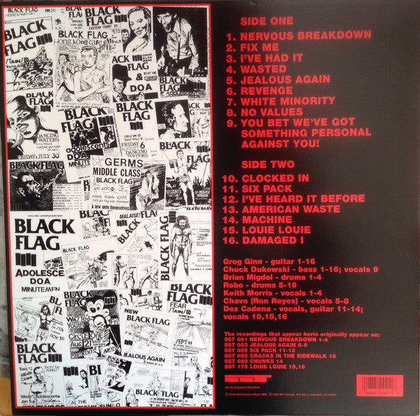 Black Flag : The First Four Years (LP, Comp, RP)