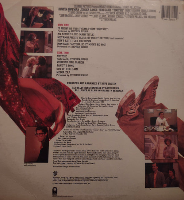 Dave Grusin : Tootsie - Original Motion Picture Soundtrack (LP, Album, Win)