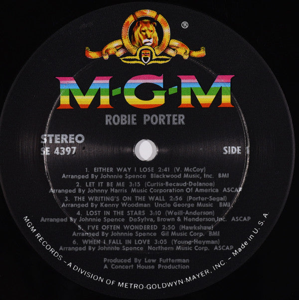 Robie Porter : Robie Porter Australia's Great Singing Star (LP, Album)