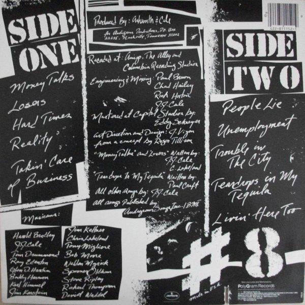 J.J. Cale : #8 (LP, Album, Hau)