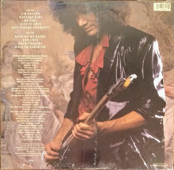 Jeff Paris : Race To Paradise (LP, Album)