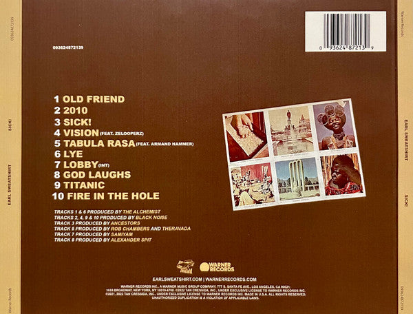 Earl Sweatshirt : SICK! (CDr, Album)