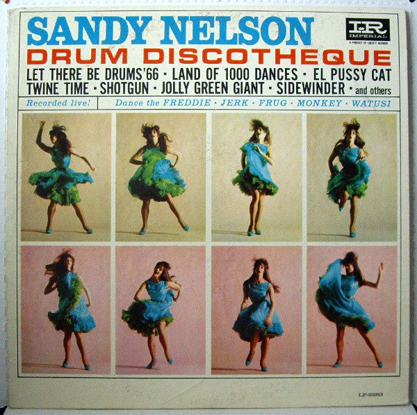 Sandy Nelson : Drum Discothéque (LP, Album, Mono)