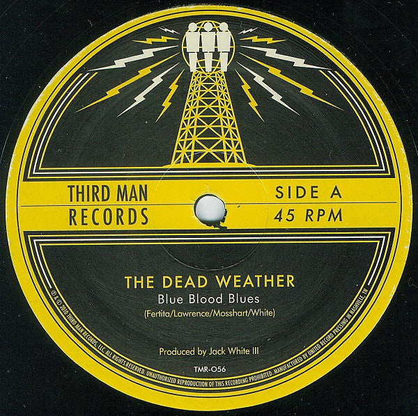 The Dead Weather : Blue Blood Blues (12", Single)