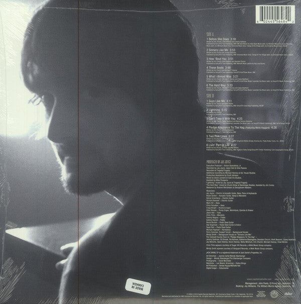 Eric Church : Sinners Like Me (LP, Album, Ltd, RE, Blu)