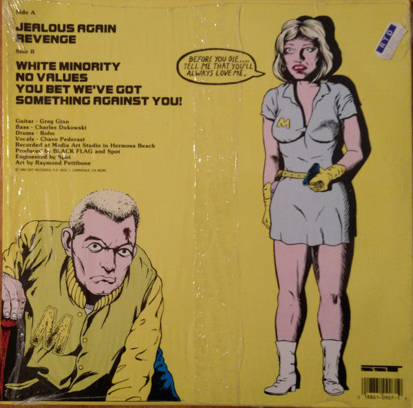 Black Flag : Jealous Again (10", EP, RE, Pin)