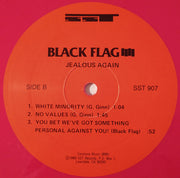 Black Flag : Jealous Again (10", EP, RE, Pin)