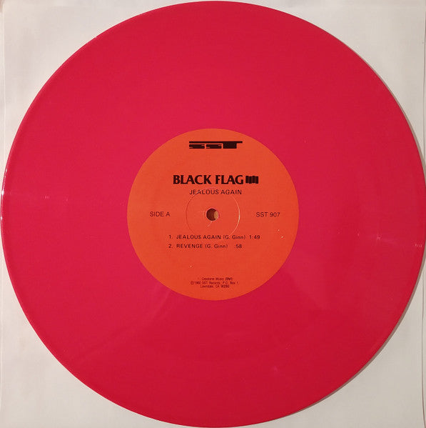 Black Flag : Jealous Again (10", EP, RE, Pin)