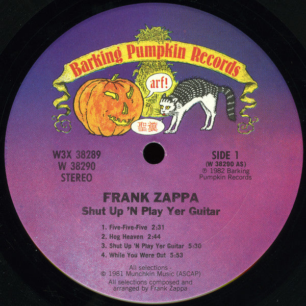 Frank Zappa : Shut Up 'N Play Yer Guitar (3xLP, Album, Comp, Ter + Box)