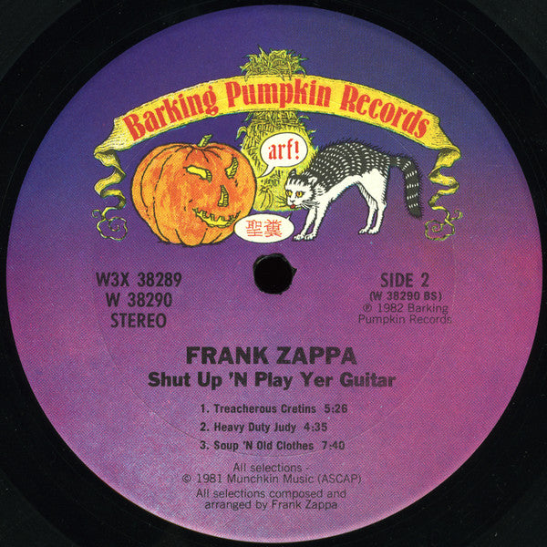 Frank Zappa : Shut Up 'N Play Yer Guitar (3xLP, Album, Comp, Ter + Box)