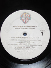 Bonnie Raitt : Give It Up (LP, Album, RE, Bar)