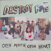 Destroy Boys : Open Mouth, Open Heart (LP, Album, Ltd, RE, Pur)