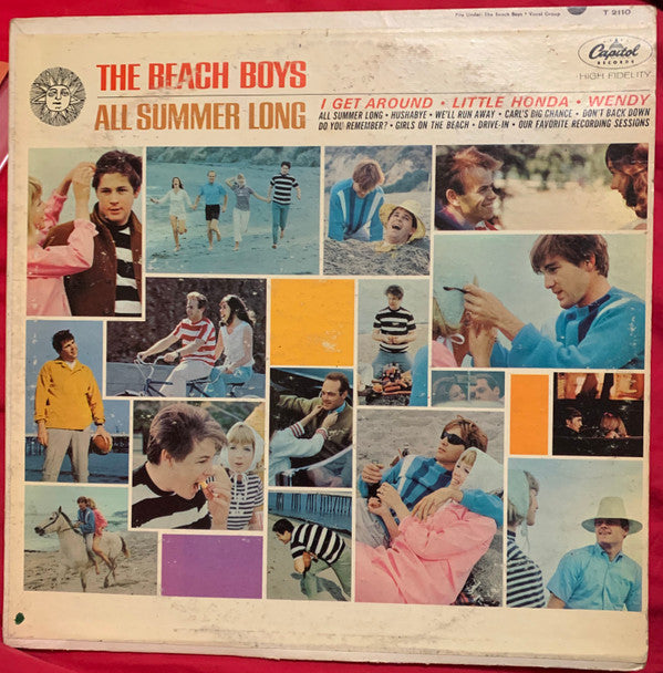 The Beach Boys : All Summer Long (LP, Album, Mono)
